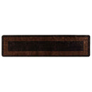 Tæppe Runner MARSA Sort 100 x 450 cm Polyester og PVC