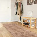 Tæppe Runner MARSA Hvid 80 x 450 cm Polyester og PVC