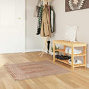 Tæppe Runner MARSA Hvid 100 x 100 cm Polyester og PVC