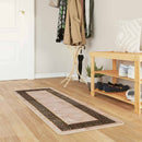 Tæppe Runner MARSA Sort 50 x 100 cm Polyester og PVC