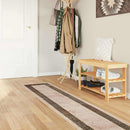 Tæppe Runner MARSA Sort 50 x 250 cm Polyester og PVC
