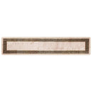 Tæppe Runner MARSA Sort 50 x 250 cm Polyester og PVC
