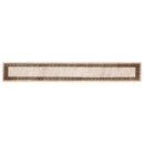 Tæppe Runner MARSA Sort 50 x 350 cm Polyester og PVC