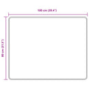 Tæppe Runner MARSA Sort 80 x 100 cm Polyester og PVC