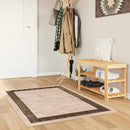 Tæppe Runner MARSA Sort 80 x 200 cm Polyester og PVC