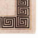 Tæppe Runner MARSA Sort 80 x 400 cm Polyester og PVC