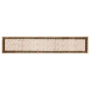 Tæppe Runner MARSA Sort 80 x 400 cm Polyester og PVC