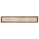 Tæppe Runner MARSA Sort 80 x 450 cm Polyester og PVC