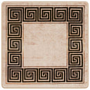 Tæppe Runner MARSA Sort 100 x 100 cm Polyester og PVC