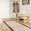 Tæppe Runner MARSA Sort 100 x 250 cm Polyester og PVC