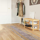 Tæppe Runner MARSA Grå 50 x 250 cm Polyester og PVC