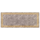 Tæppe Runner MARSA Grå 100 x 250 cm Polyester og PVC