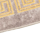 Tæppe Runner MARSA Grå 100 x 350 cm Polyester og PVC