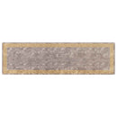 Tæppe Runner MARSA Grå 100 x 350 cm Polyester og PVC