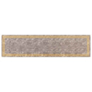 Tæppe Runner MARSA Grå 100 x 400 cm Polyester og PVC