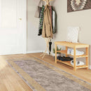 Tæppe Runner MARSA Grå 100 x 450 cm Polyester og PVC