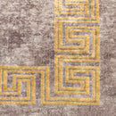Tæppe Runner MARSA Grå 100 x 450 cm Polyester og PVC