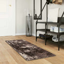 Tæppe Runner MARSA Sort 50 x 200 cm Polyester og PVC