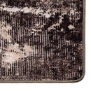 Tæppe Runner MARSA Sort 80 x 100 cm Polyester og PVC