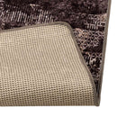 Tæppe Runner MARSA Sort 80 x 350 cm Polyester og PVC