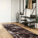 Tæppe Runner MARSA Sort 80 x 400 cm Polyester og PVC