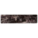 Tæppe Runner MARSA Sort 80 x 450 cm Polyester og PVC