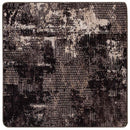 Tæppe Runner MARSA Sort 100 x 100 cm Polyester og PVC
