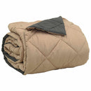 Sommer dyne 240 x 200 cm Sommer 200 gsm Antracit og Taupe