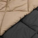 Sommer dyne 220 x 135 cm Sommer 200 gsm Antracit og Taupe