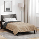 Sommer dyne 220 x 135 cm Sommer 200 gsm Antracit og Taupe