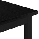 Sofabord Sort eg 40 x 40 x 36 cm Konstrueret træ
