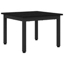 Sofabord Sort eg 50 x 50 x 36 cm Konstrueret træ
