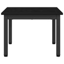 Sofabord Sort eg 50 x 50 x 36 cm Konstrueret træ