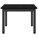 Sofabord Sort eg 50 x 50 x 36 cm Konstrueret træ