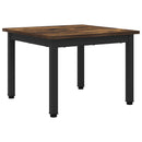 Sofabord Røget Eg 50 x 50 x 36 cm Konstrueret træ