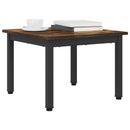 Sofabord Røget Eg 50 x 50 x 36 cm Konstrueret træ