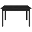 Sofabord Sort eg 60 x 60 x 36 cm Konstrueret træ