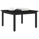 Sofabord Sort eg 60 x 60 x 36 cm Konstrueret træ