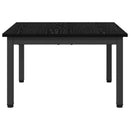 Sofabord Sort eg 60 x 60 x 36 cm Konstrueret træ