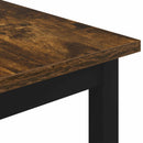 Sofabord Røget Eg 60 x 60 x 36 cm Konstrueret træ