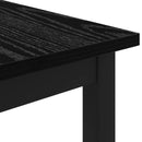 Sofabord Sort eg 70 x 50 x 36 cm Konstrueret træ