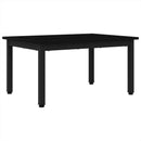 Sofabord Sort eg 70 x 50 x 36 cm Konstrueret træ