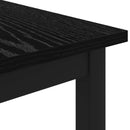 Sofabord Sort eg 100 x 50 x 45 cm Konstrueret træ