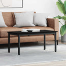 Sofabord Sort eg 100 x 50 x 45 cm Konstrueret træ