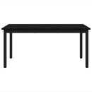 Sofabord Sort eg 100 x 50 x 45 cm Konstrueret træ