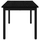 Sofabord Sort eg 100 x 50 x 45 cm Konstrueret træ