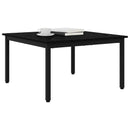 Sofabord Sort eg 80 x 80 x 45 cm Konstrueret træ