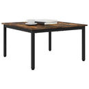 Sofabord Røget Eg 80 x 80 x 45 cm Konstrueret træ
