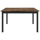 Sofabord Røget Eg 80 x 80 x 45 cm Konstrueret træ