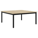 Sofabord Sonoma 100 x 100 x 45 cm Konstrueret træ